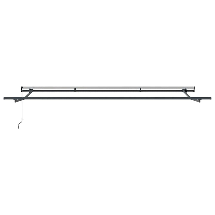 Utdragbar Markis Flerfärgsdesign 400 × 350 Cm
