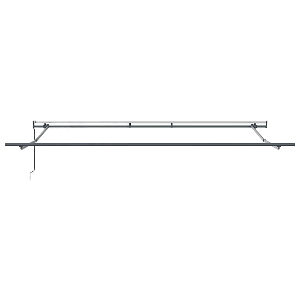 Utdragbar Markis Flerfärgsdesign 400 × 350 Cm Duk Och Aluminium