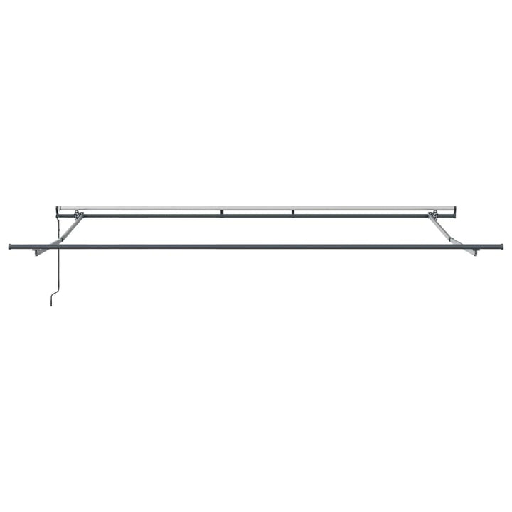 Utdragbar Markis Flerfärgsdesign 400 × 350 Cm Duk Och Aluminium