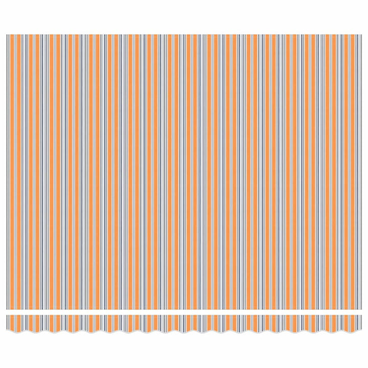 Utdragbar Markis Flerfärgsdesign 400 × 350 Cm Polyester