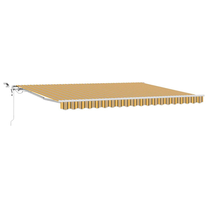 Utdragbar Markis Flerfärgsdesign 450 × 350 Cm Polyester