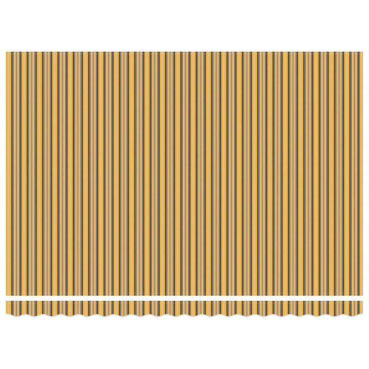 Utdragbar Markis Flerfärgsdesign 450 × 350 Cm