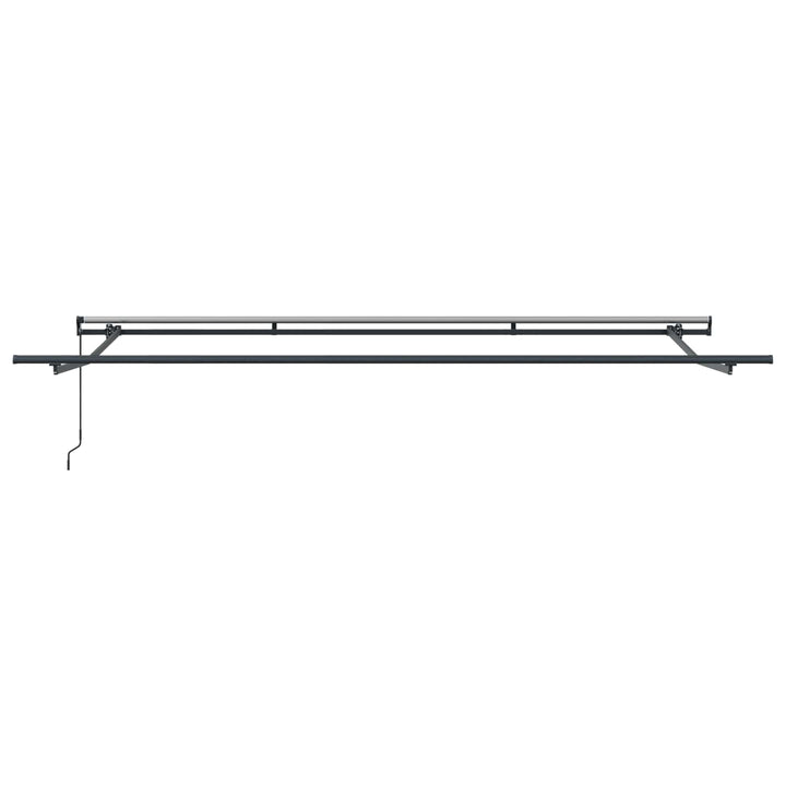 Utdragbar Markis Flerfärgsdesign 450 × 350 Cm