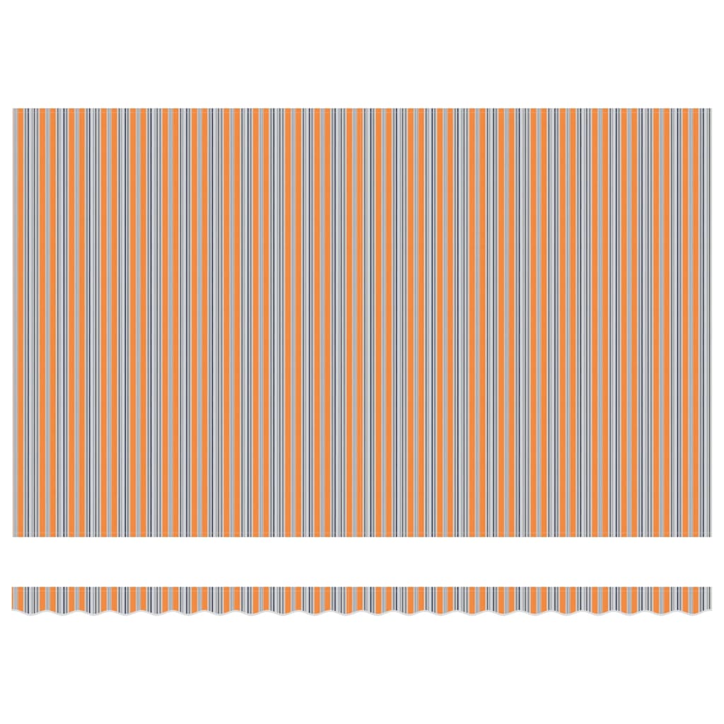 Utdragbar Markis Flerfärgsdesign 500 × 350 Cm Duk Och Aluminium