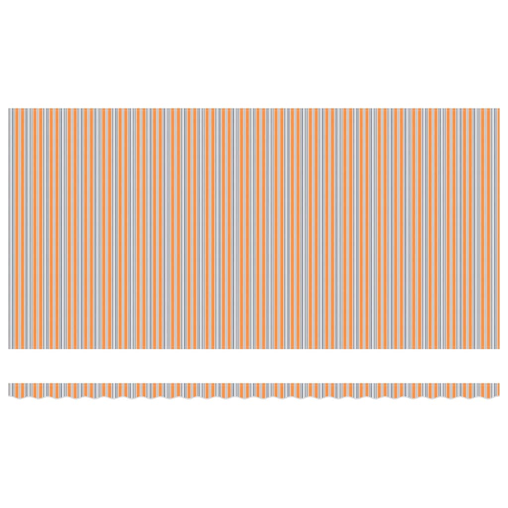 Utdragbar Markis Flerfärgsdesign 600 × 350 Cm Duk Och Aluminium