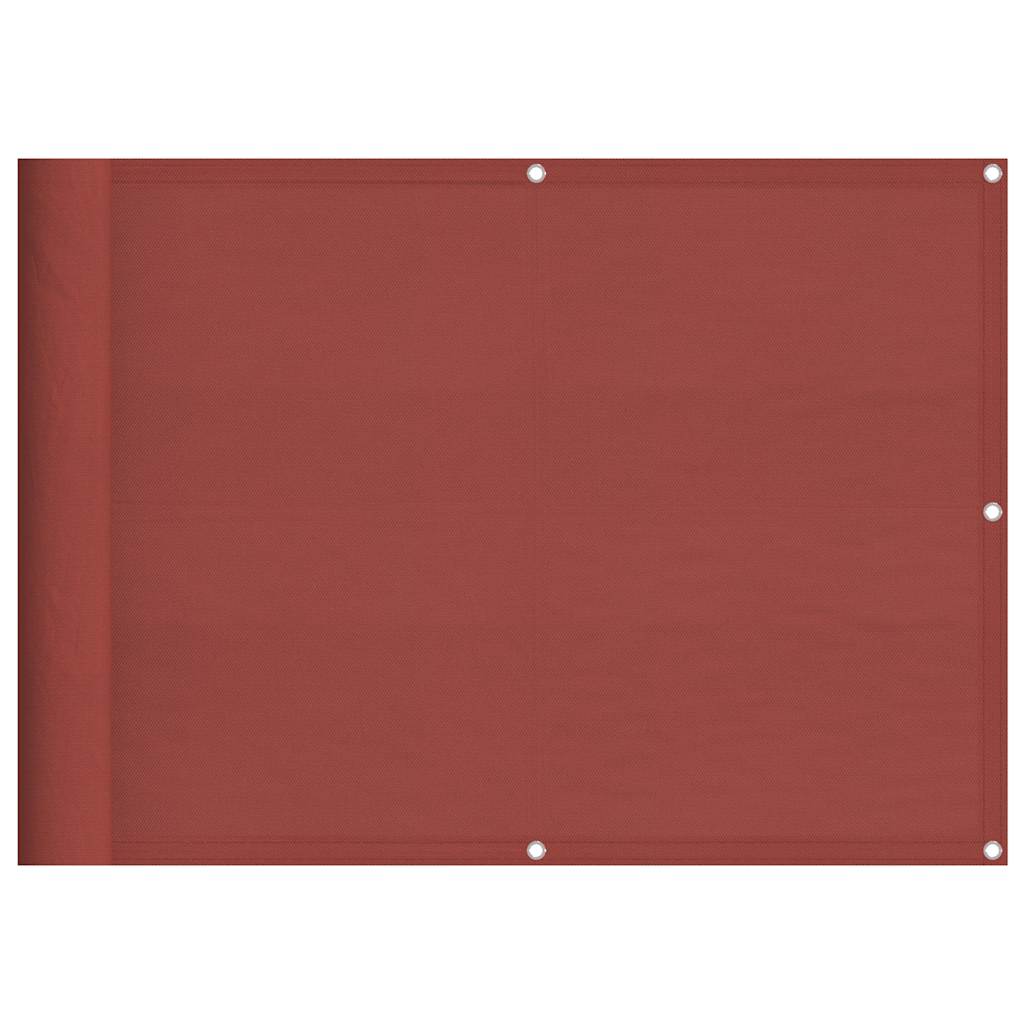 Balkongskärm Terrakotta 100% Polyester Oxford