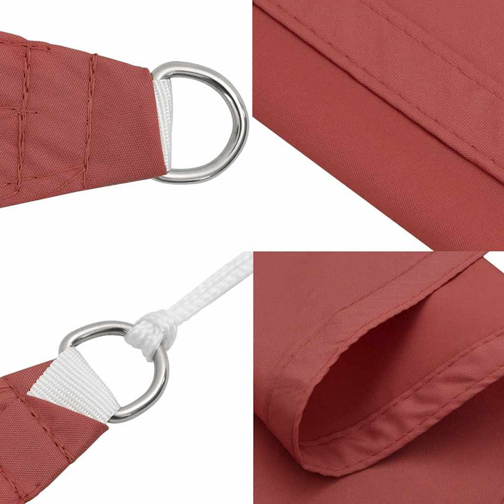 Solskydd Sail Terrakotta 100% Polyester Oxford