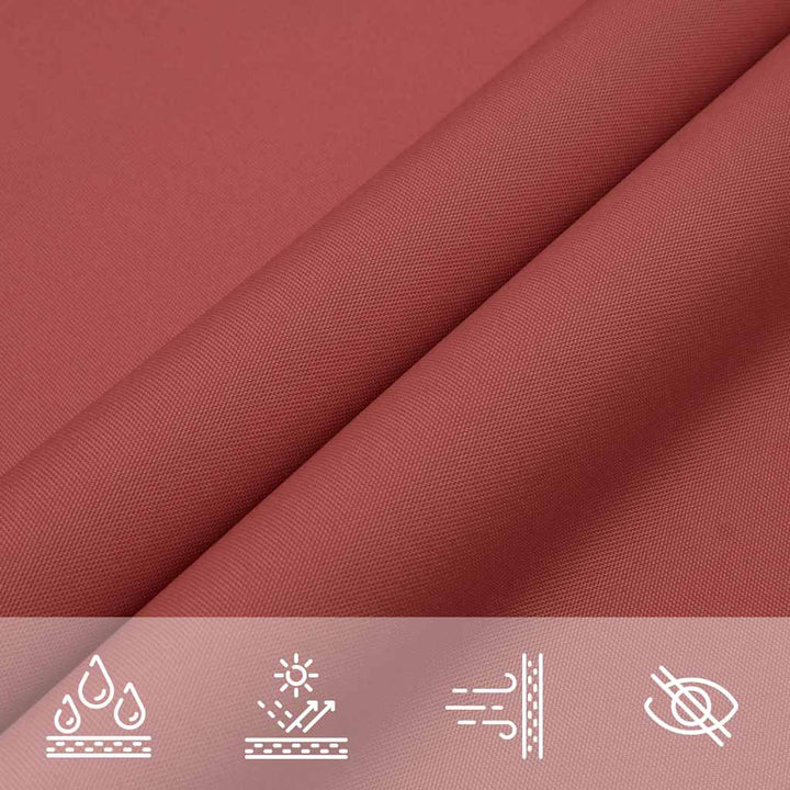 Solskydd Sail Terrakotta 100% Polyester Oxford