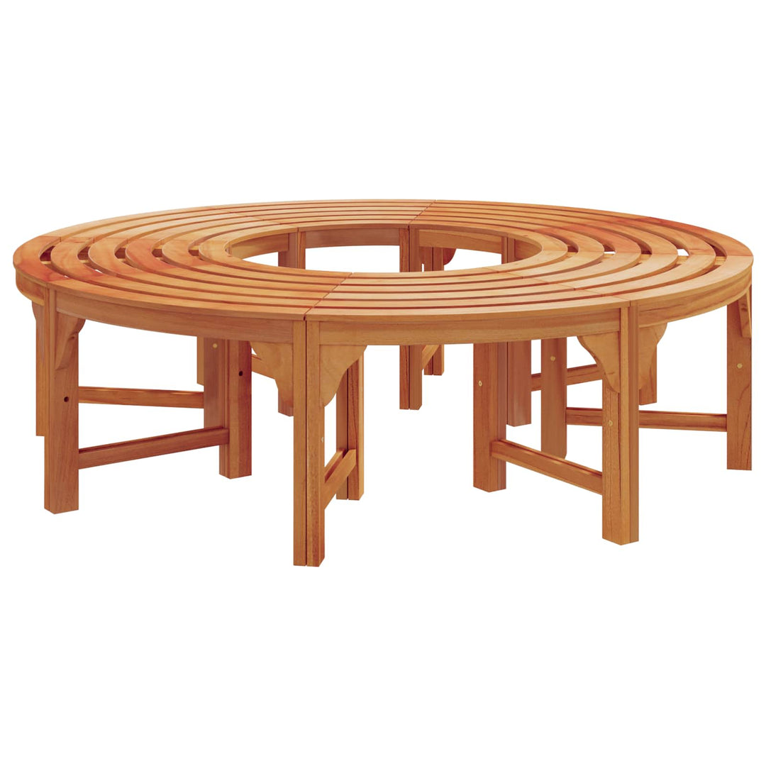 Trädbänk 2 Pcs Naturfärg 160 X 80 X 45Cm Massiv Eukalyptus Trä