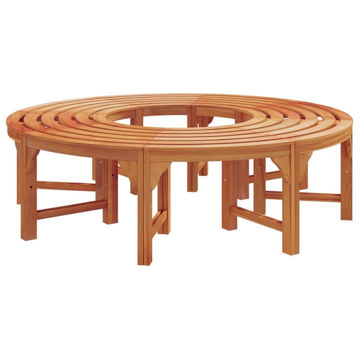 Trädbänk 2 Pcs Naturfärg 160 X 80 X 45Cm Massiv Eukalyptus Trä