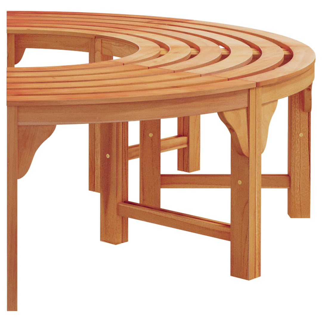 Trädbänk 2 Pcs Naturfärg 160 X 80 X 45Cm Massiv Eukalyptus Trä