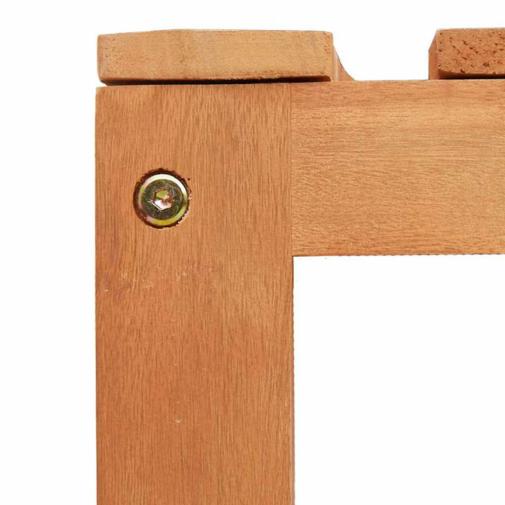 Trädbänk 2 Pcs Naturfärg 160 X 80 X 45Cm Massiv Eukalyptus Trä