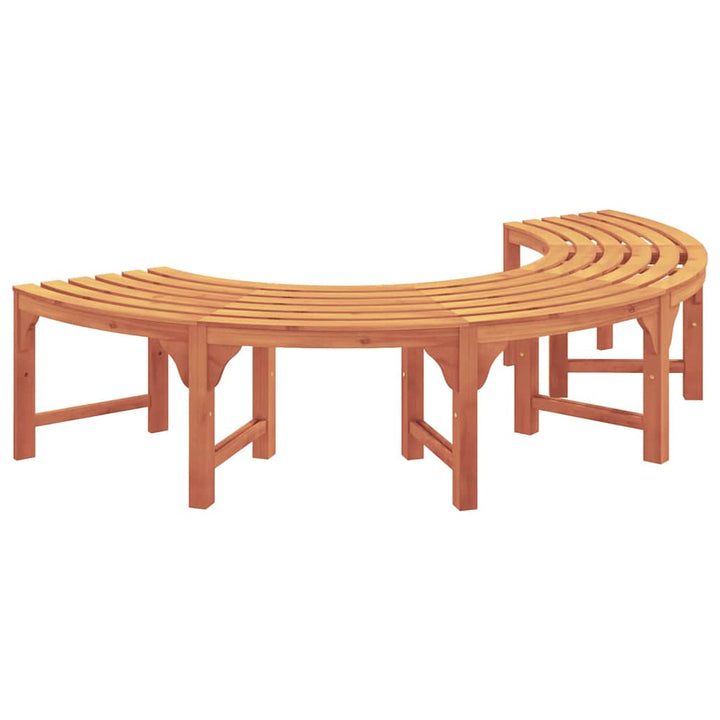Trädbänk 2 Pcs Naturfärg 160 X 80 X 45Cm Massiv Eukalyptus Trä