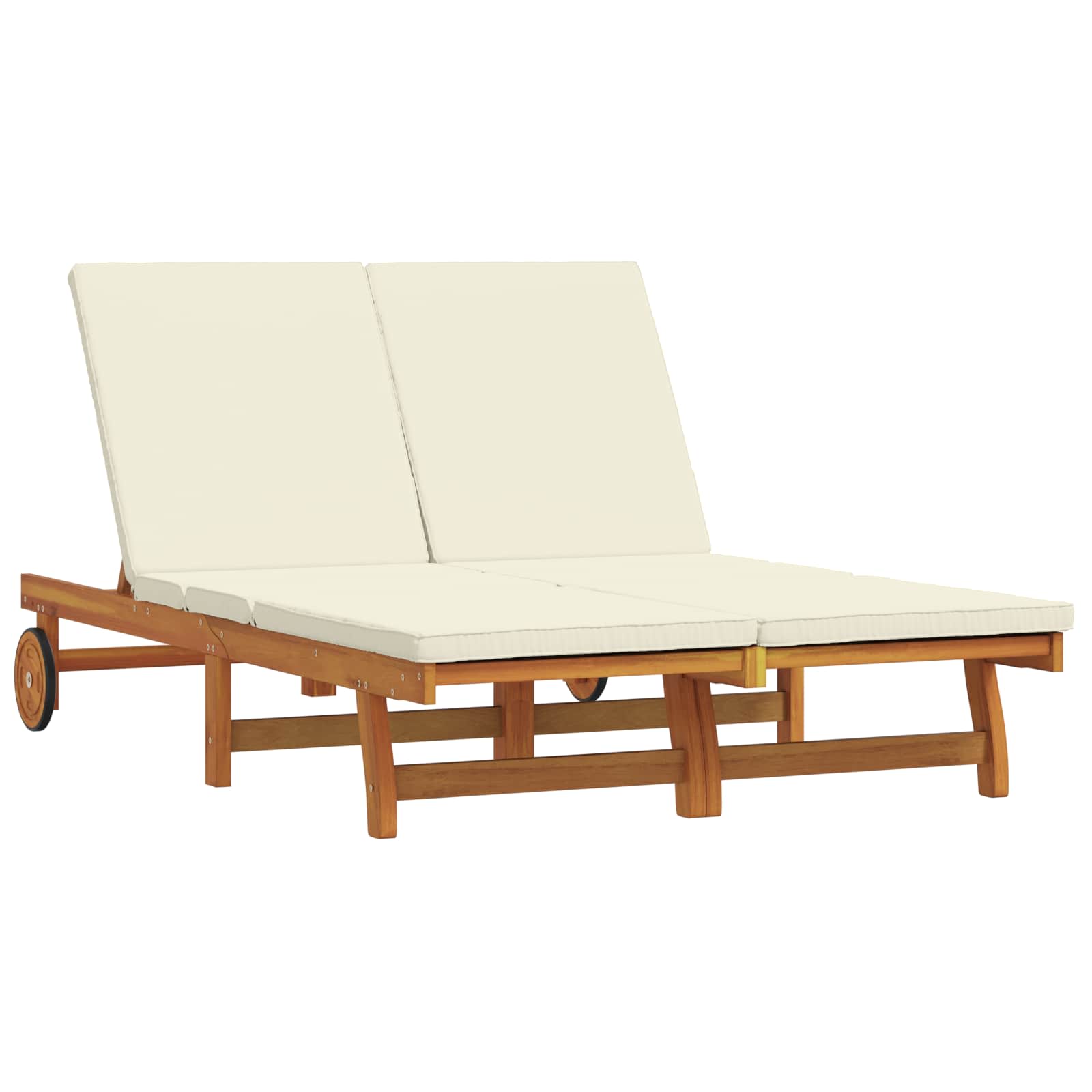 Solstol Brun 125 X 200 X 84 Cm Massivt Akaciaträ