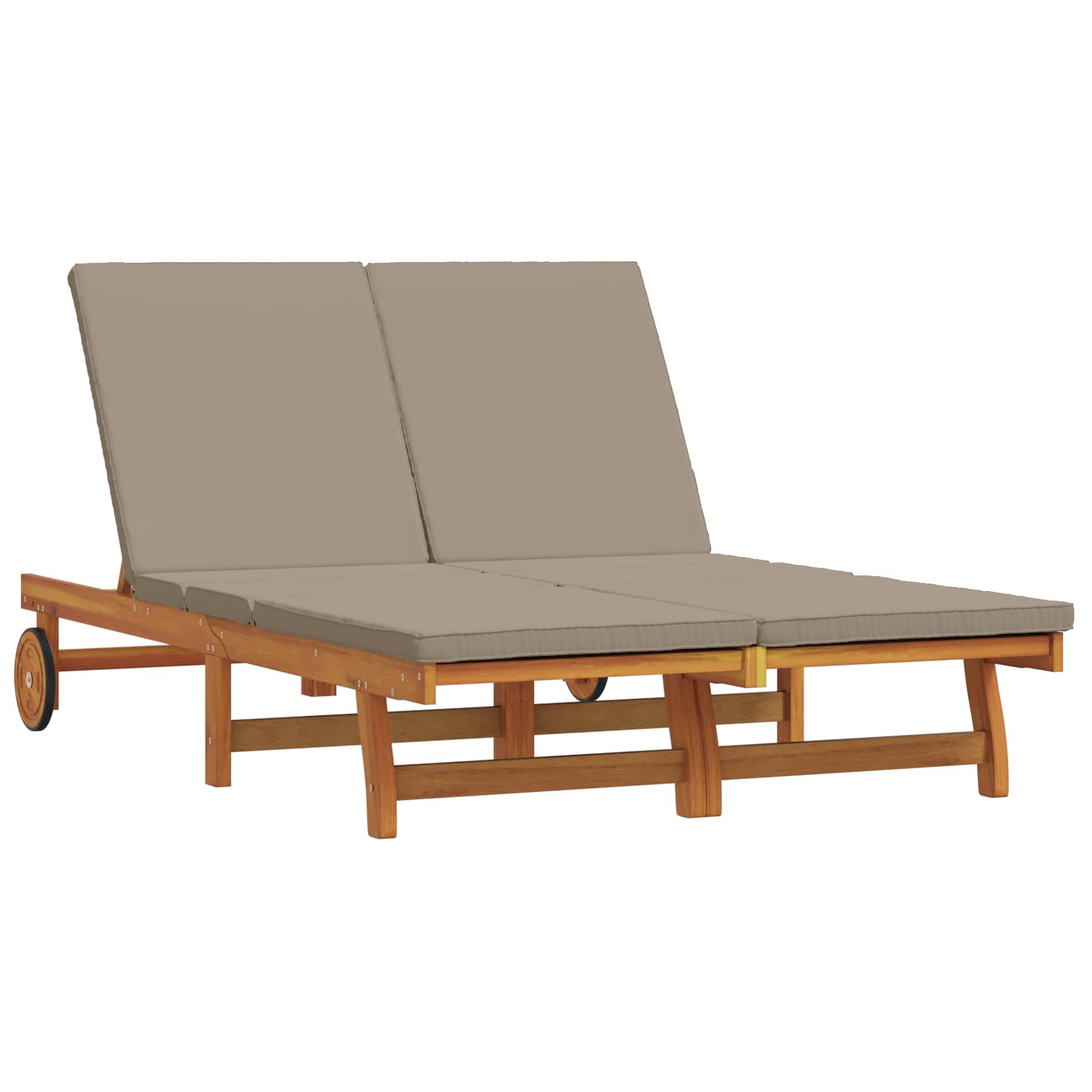 Solstol Brun 125 X 200 X 84 Cm Massivt Akaciaträ