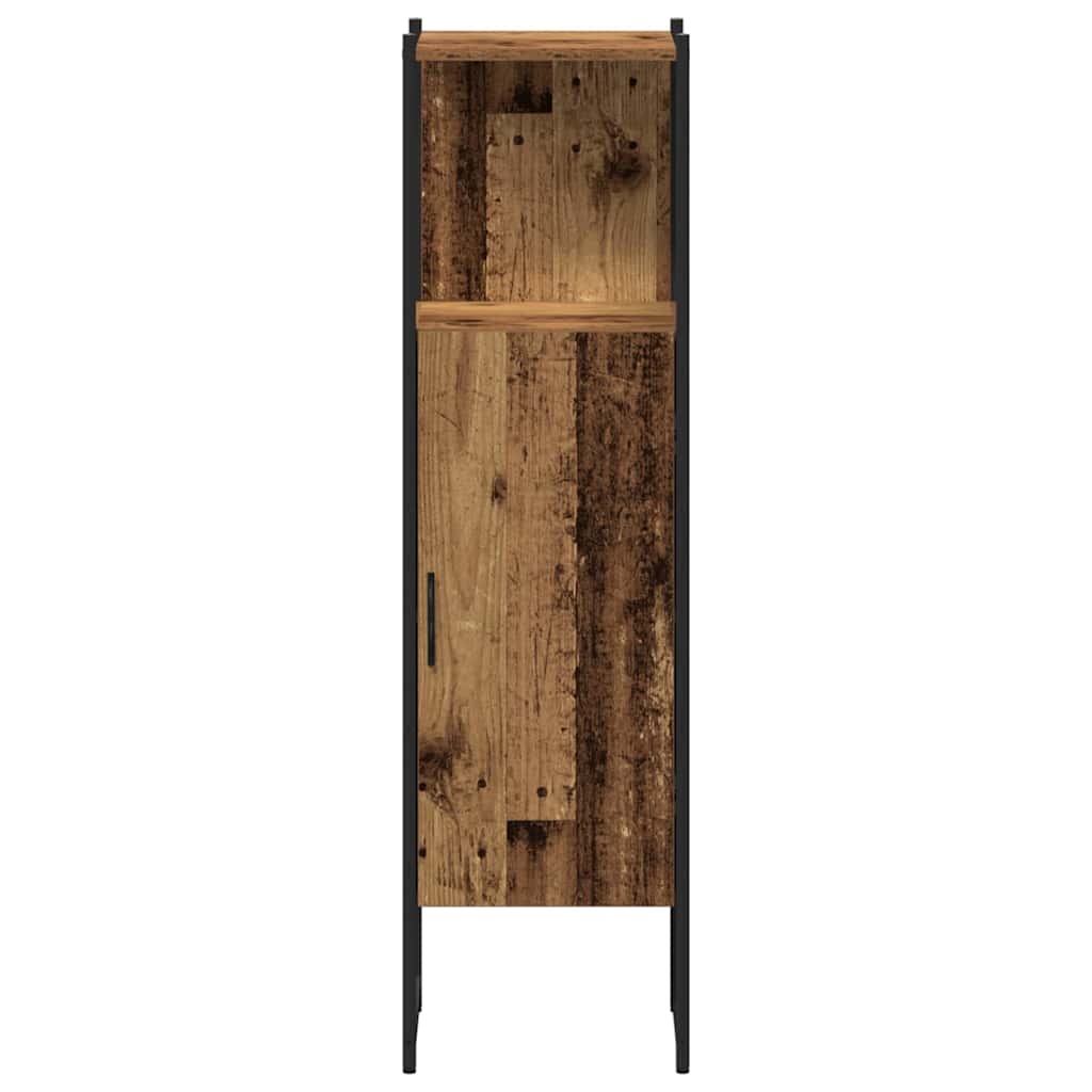 Badrumsmöbelset 4 Pcs Brun 33 X 33 X 185.5 Cm Konstruerat Trä