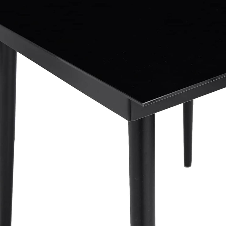 Matgrupp För Trädgården 5 Delar Polyrotting Glas