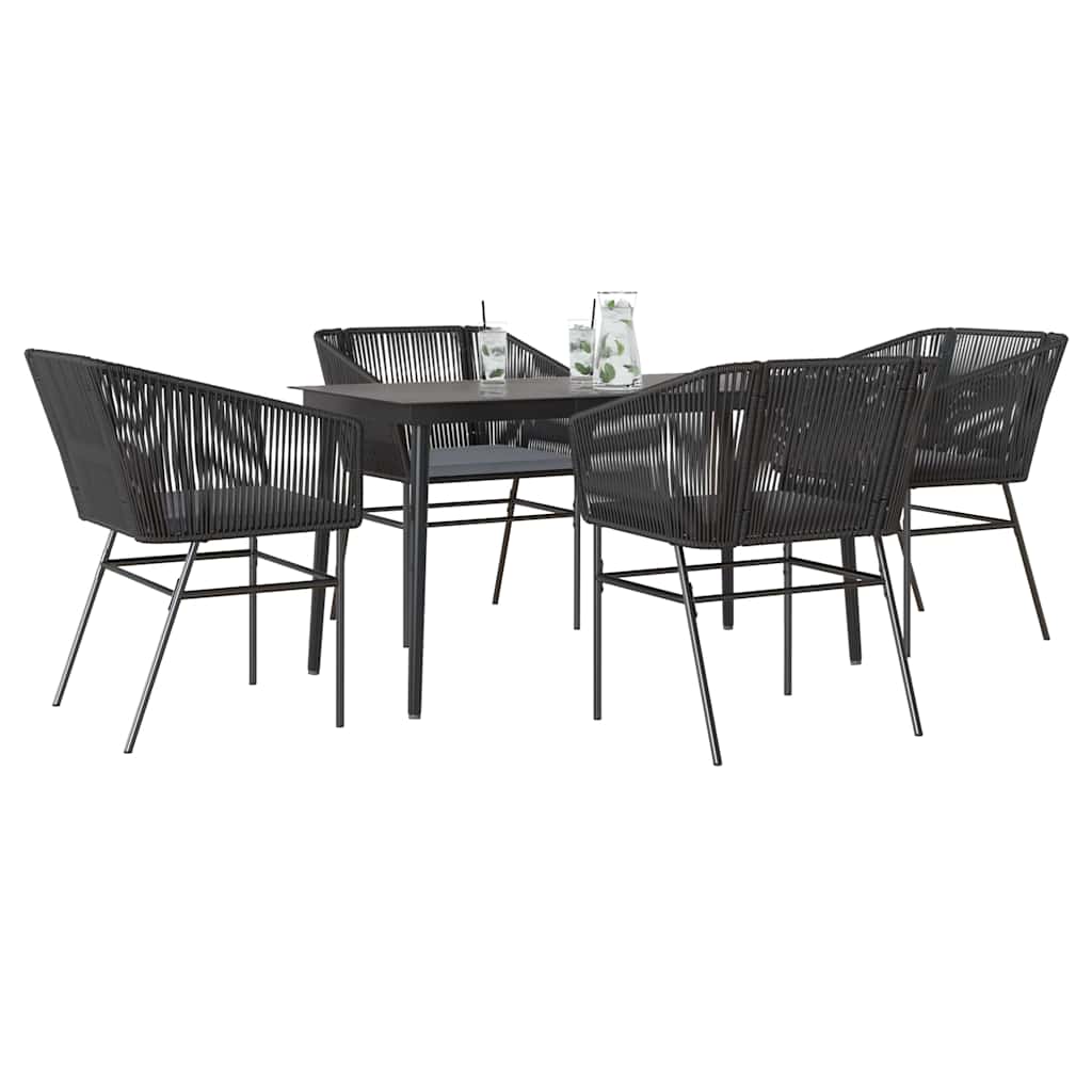 Matgrupp För Trädgård Med Dynor 3 Delar Konstrotting&amp;Glas