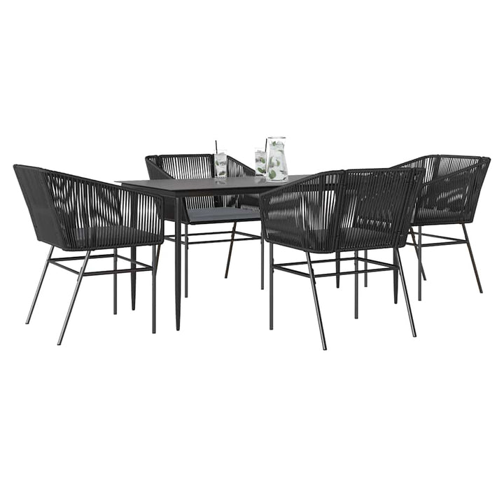 Matgrupp För Trädgård Med Dynor 3 Delar Konstrotting&amp;Glas