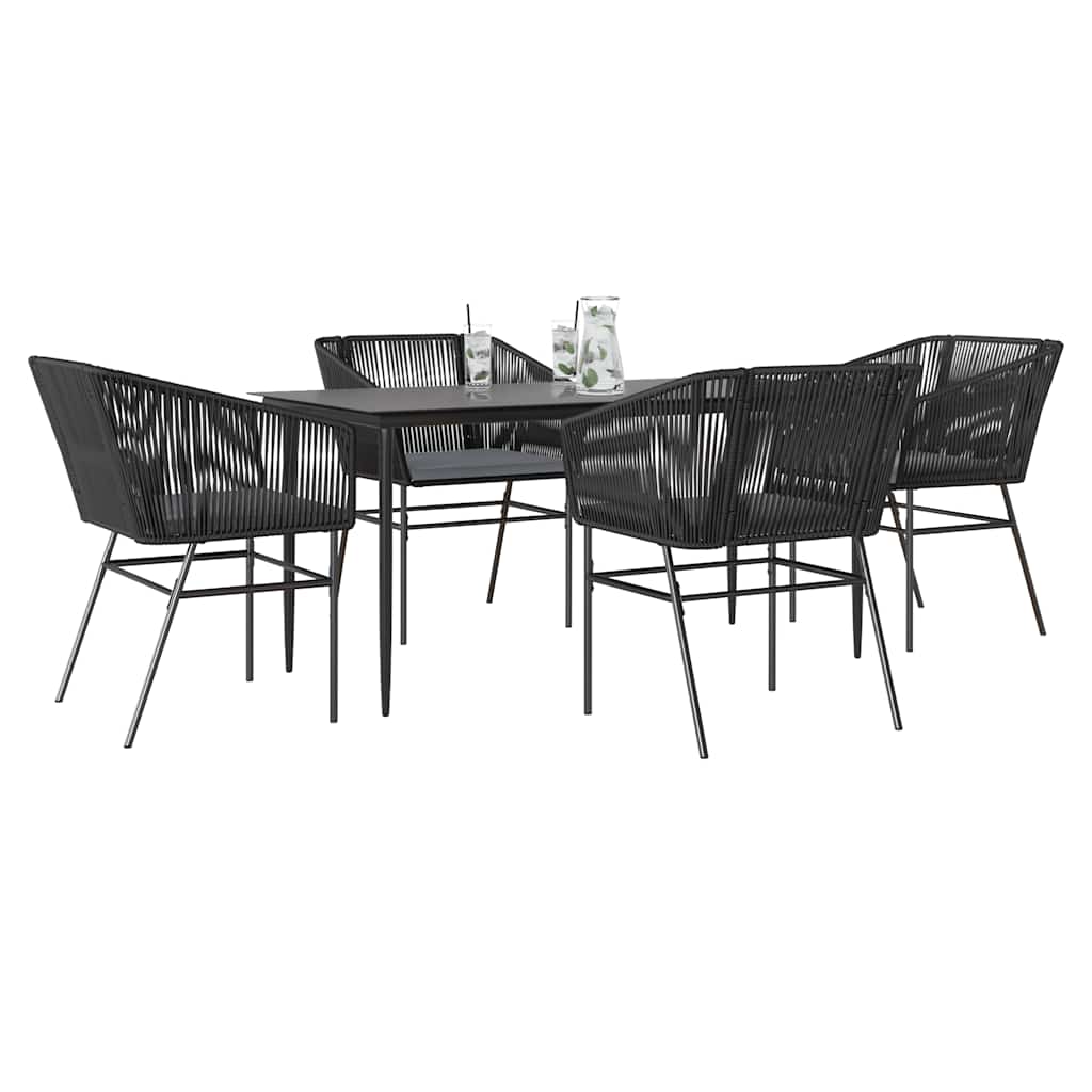 Matgrupp För Trädgård Med Dynor 3 Delar Konstrotting&amp;Glas