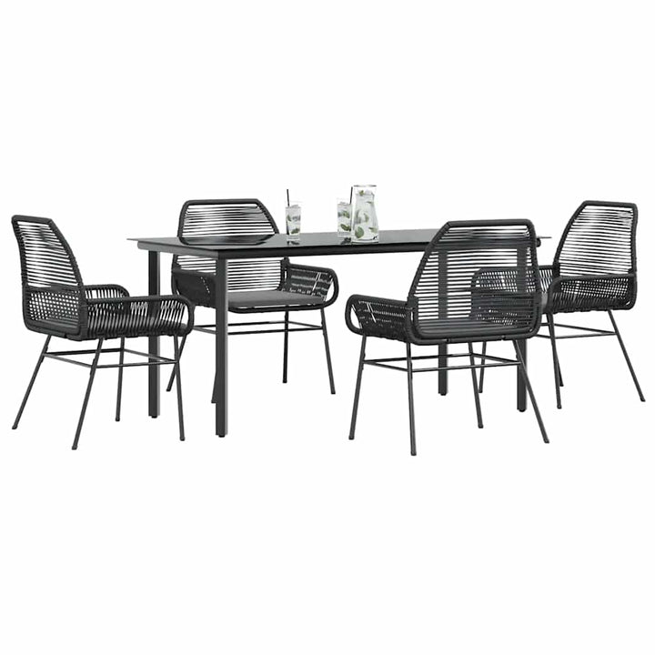 Matgrupp För Trädgård Med Dynor 3 Delar Konstrotting&amp;Glas