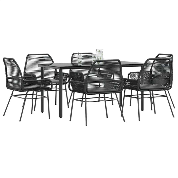 Matgrupp För Trädgård Med Dynor 3 Delar Konstrotting&amp;Glas