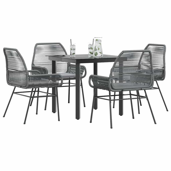 Matgrupp För Trädgård Med Dynor 3 Delar Konstrotting&amp;Glas