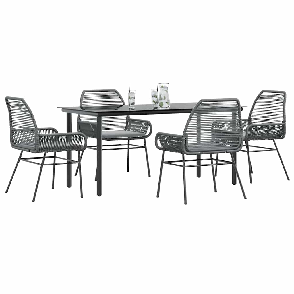Matgrupp För Trädgård Med Dynor 3 Delar Konstrotting&amp;Glas