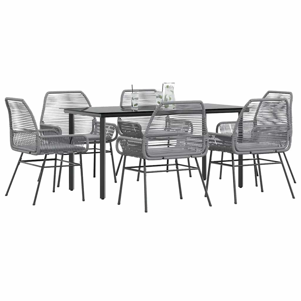 Matgrupp För Trädgård Med Dynor 3 Delar Konstrotting&amp;Glas