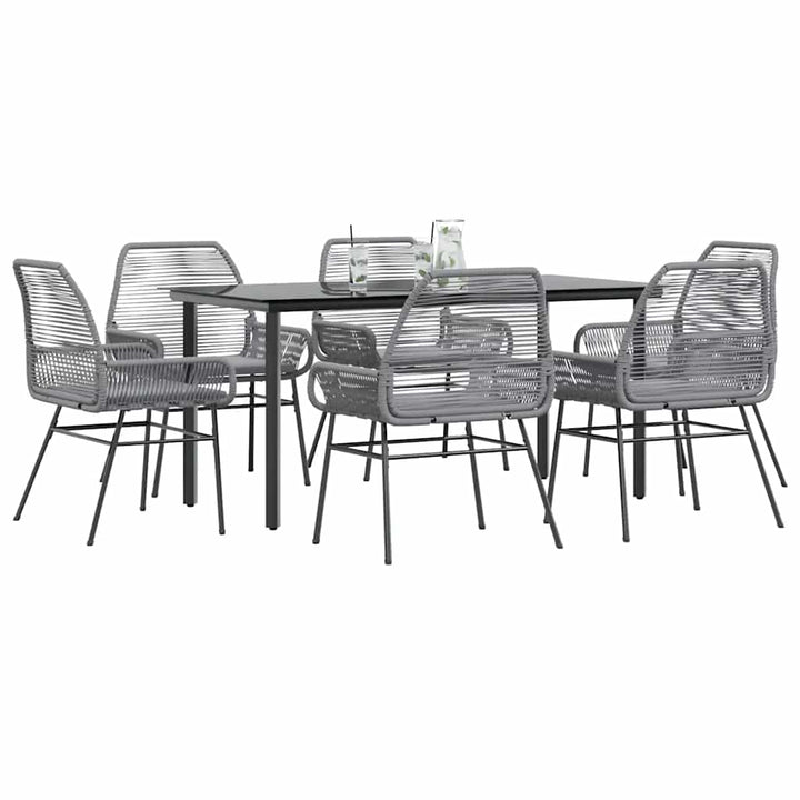 Matgrupp För Trädgård Med Dynor 3 Delar Konstrotting&amp;Glas