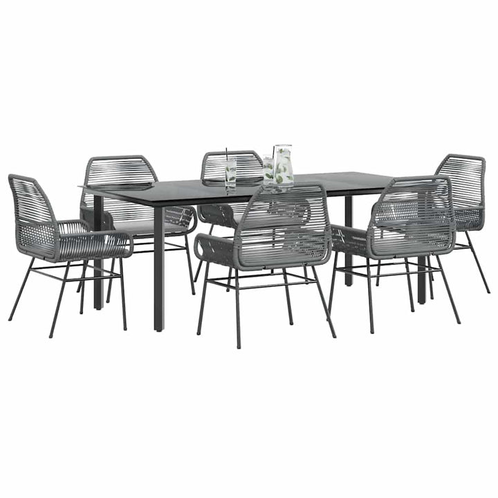 Matgrupp För Trädgård Med Dynor 3 Delar Konstrotting&amp;Glas