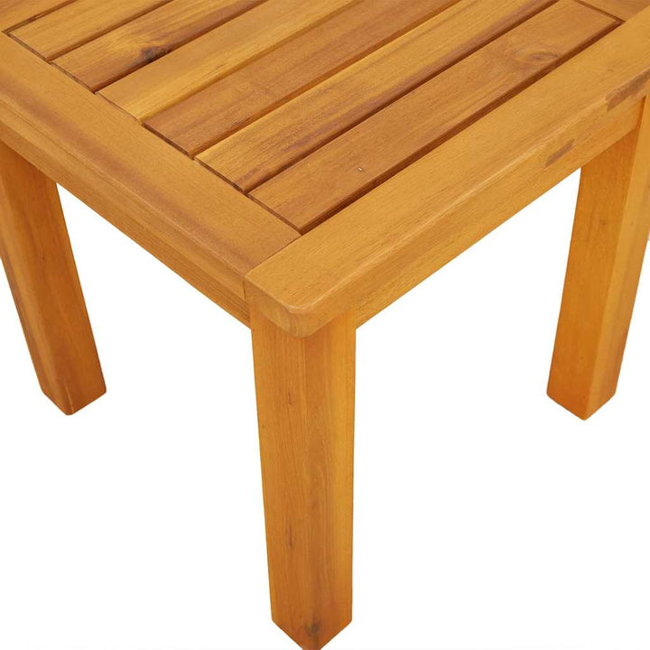 Sidobord Olivenatur 35 X 35 X 34 Cm Massivt Akaciaträ