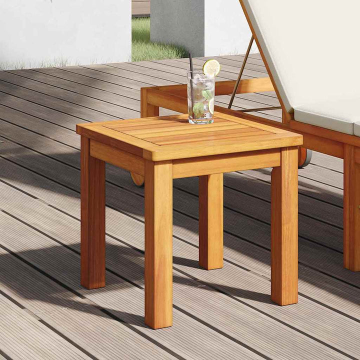 Sidobord Olivenatur 35 X 35 X 34 Cm Massivt Akaciaträ