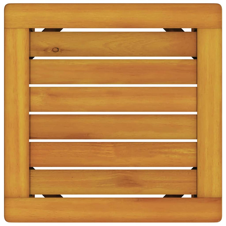 Sidobord Olivenatur 35 X 35 X 34 Cm Massivt Akaciaträ