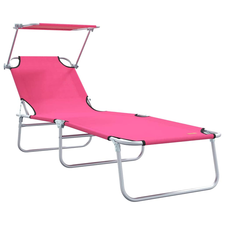 Solstol 2 Pcs Rosa 58 X 188 X 77Cm Polyester