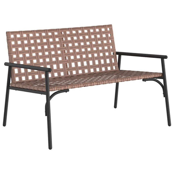 Trädgårdsmöbelset 4 Pcs Brun Konstrotting