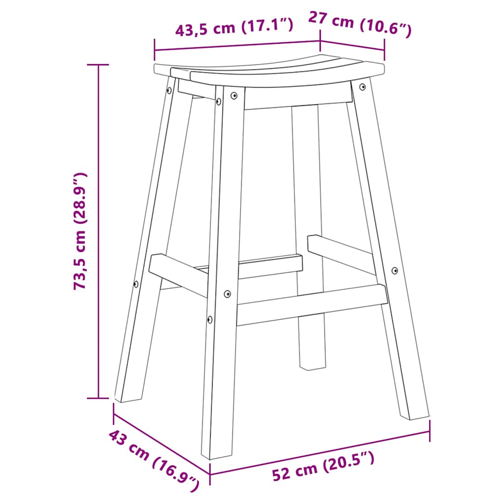 Trädgårds Bar Set 4 Pcs Ljusgrå Hdpe