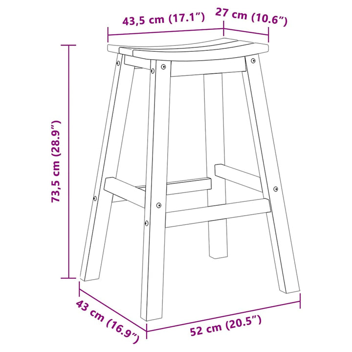 Trädgårds Bar Set 4 Pcs Ljusgrå Hdpe