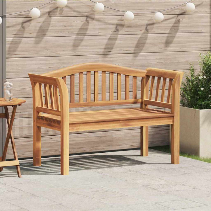 Bänk Brun 120 X 53,5 X 85 Cm Massivt Teakträ