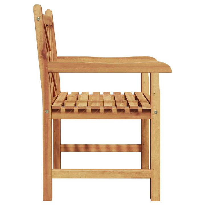 Trädgård Stol 2 Pcs 60 X 58 X 90 Cm Massivt Teakträ
