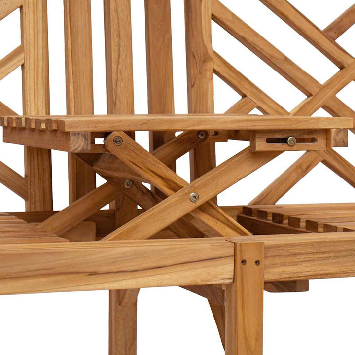 Trädgårdsbänk 150 X 60 X 90 Cm Massivt Teakträ