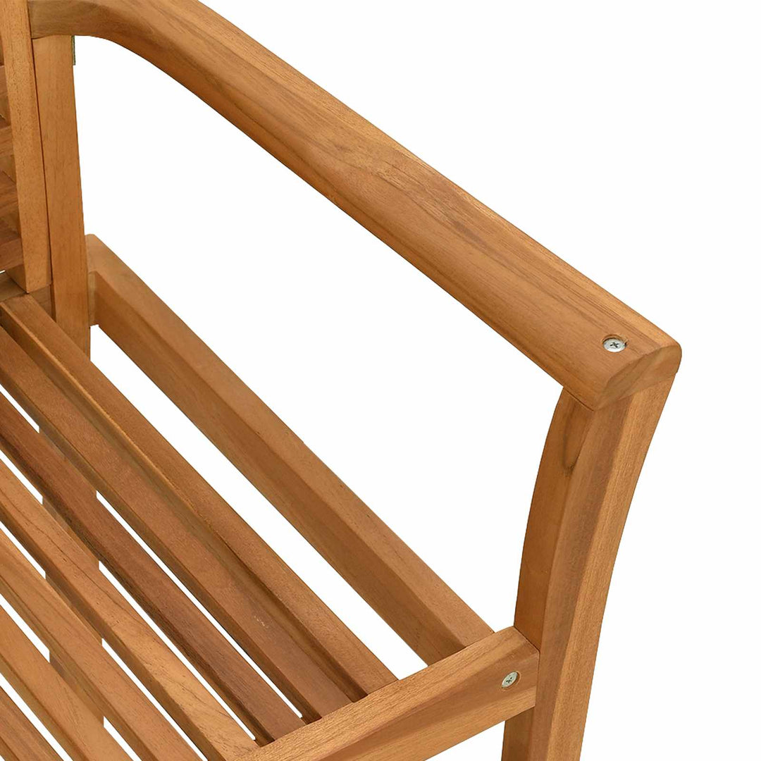 Matstol 2 Pcs Brun 62 X 55 X 94 Cm Massivt Teakträ