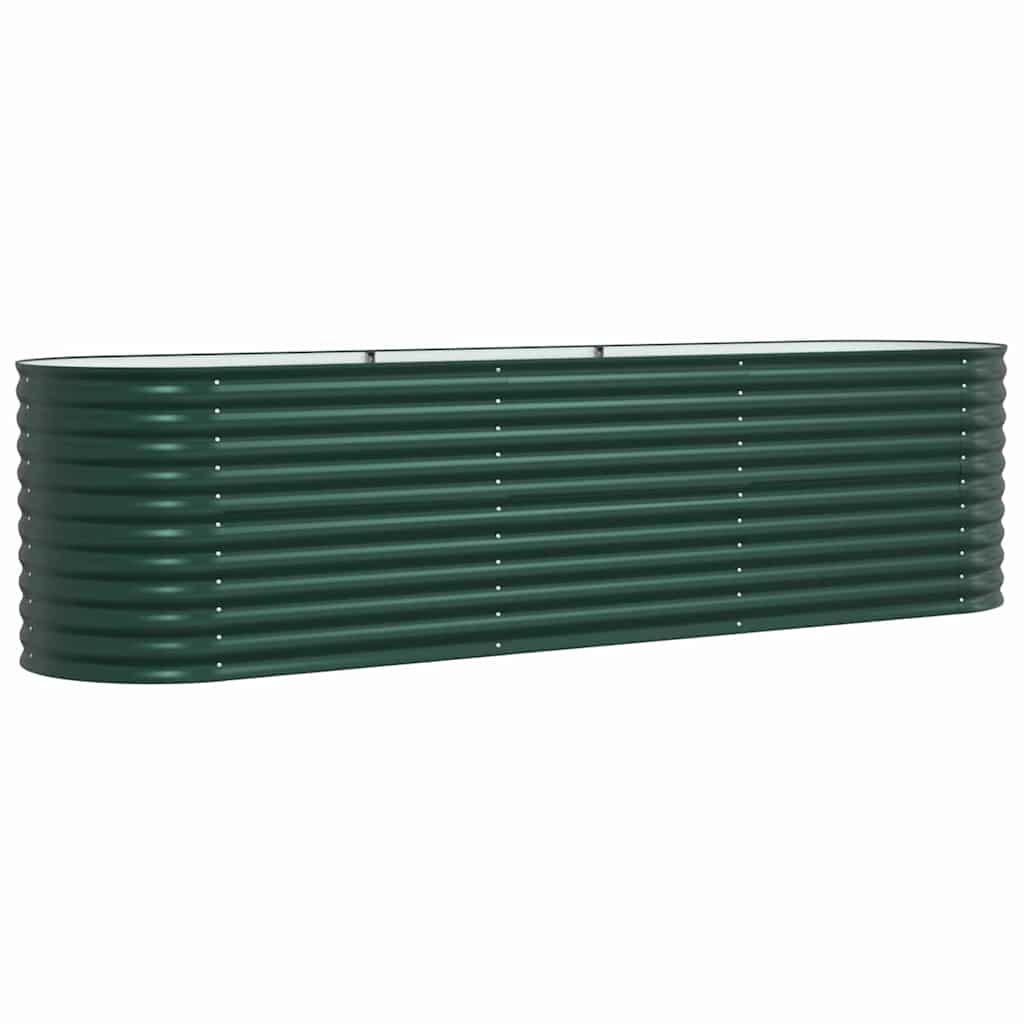Höjd Bädd Grön 320 X 80 X 81 Cm Stål