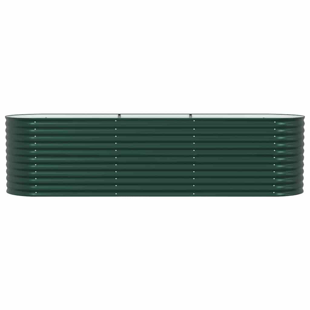 Höjd Bädd Grön 320 X 80 X 81 Cm Stål