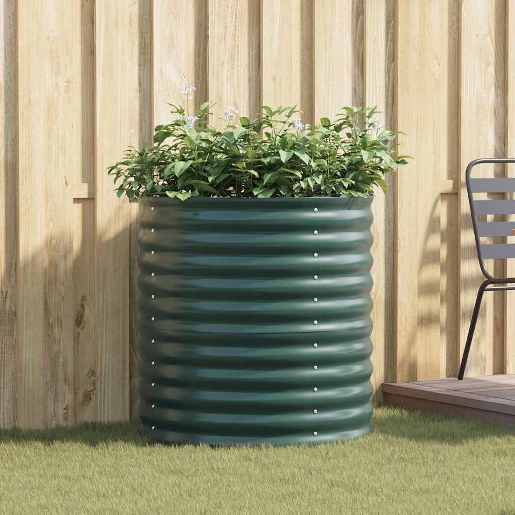 Höjd Bädd Grön 80 X 80 X 81 Cm Stål