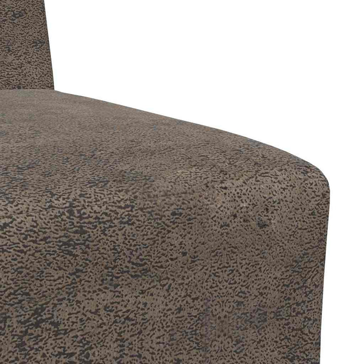 Modulsofa Utan Armstöd 2 Pcs Mörkgrå 55 X 74 X 82 Cm