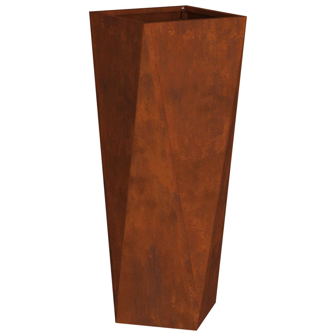 Planteringskärl 2 Pcs Rostig 30 X 30 X 75 Cm