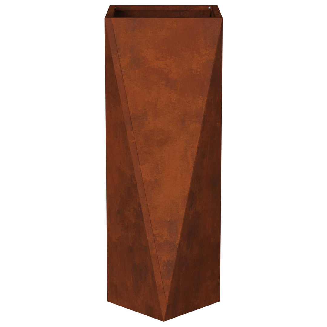 Planteringskärl 2 Pcs Rostig 30 X 30 X 75 Cm