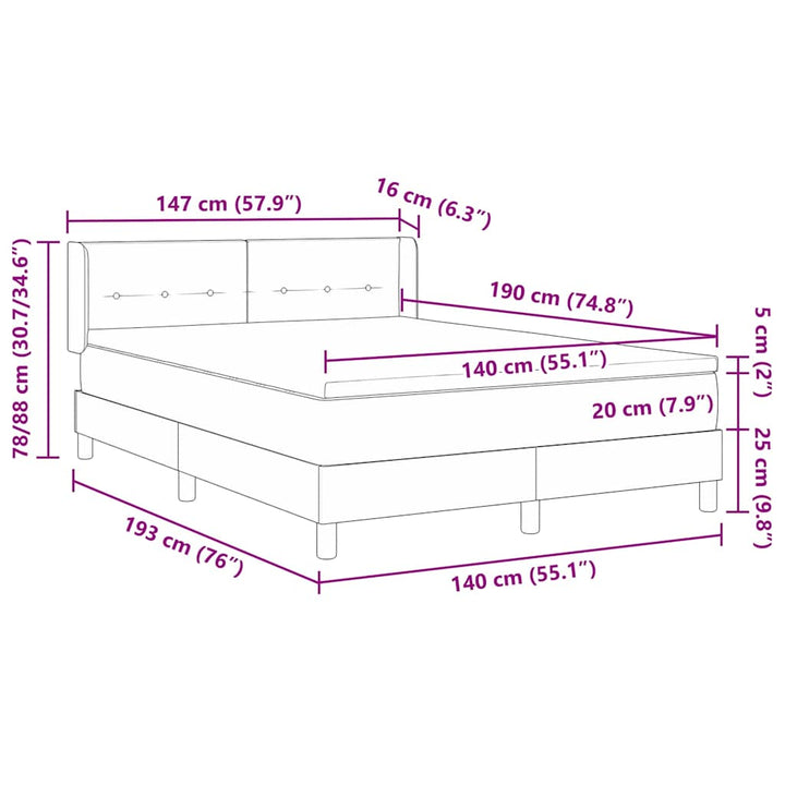 Bäddfjäder Med Huvudgavel Mörkgrön 190 X 140 Cm Sammet