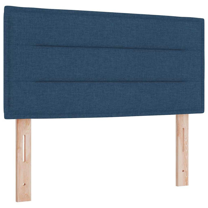 Bäddfjäder Med Madrass Med Led Blå 90 X 190 Cm Tyg